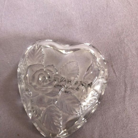 Crystal Vintage  heart  container - Picture 4 of 8